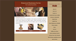 Desktop Screenshot of homesteadhandymanservice.com